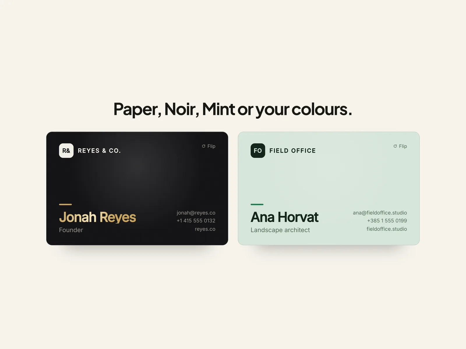 Calling Card preview 3