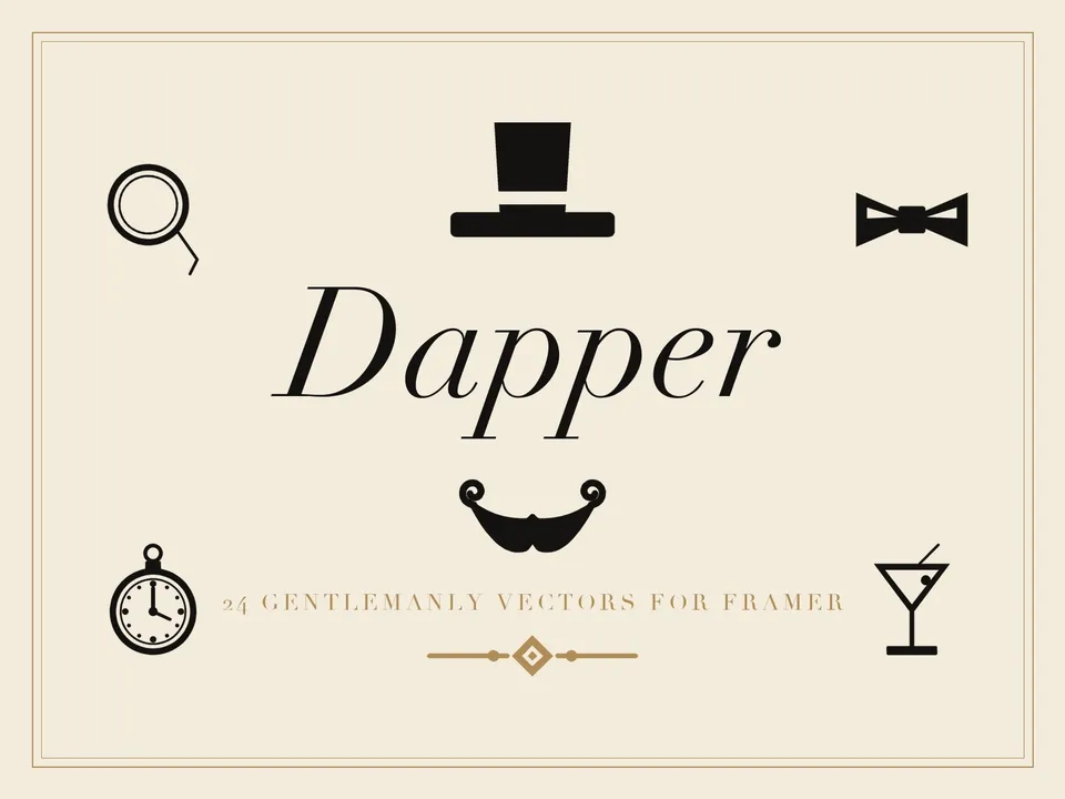 Dapper — Vector set vectors for Framer