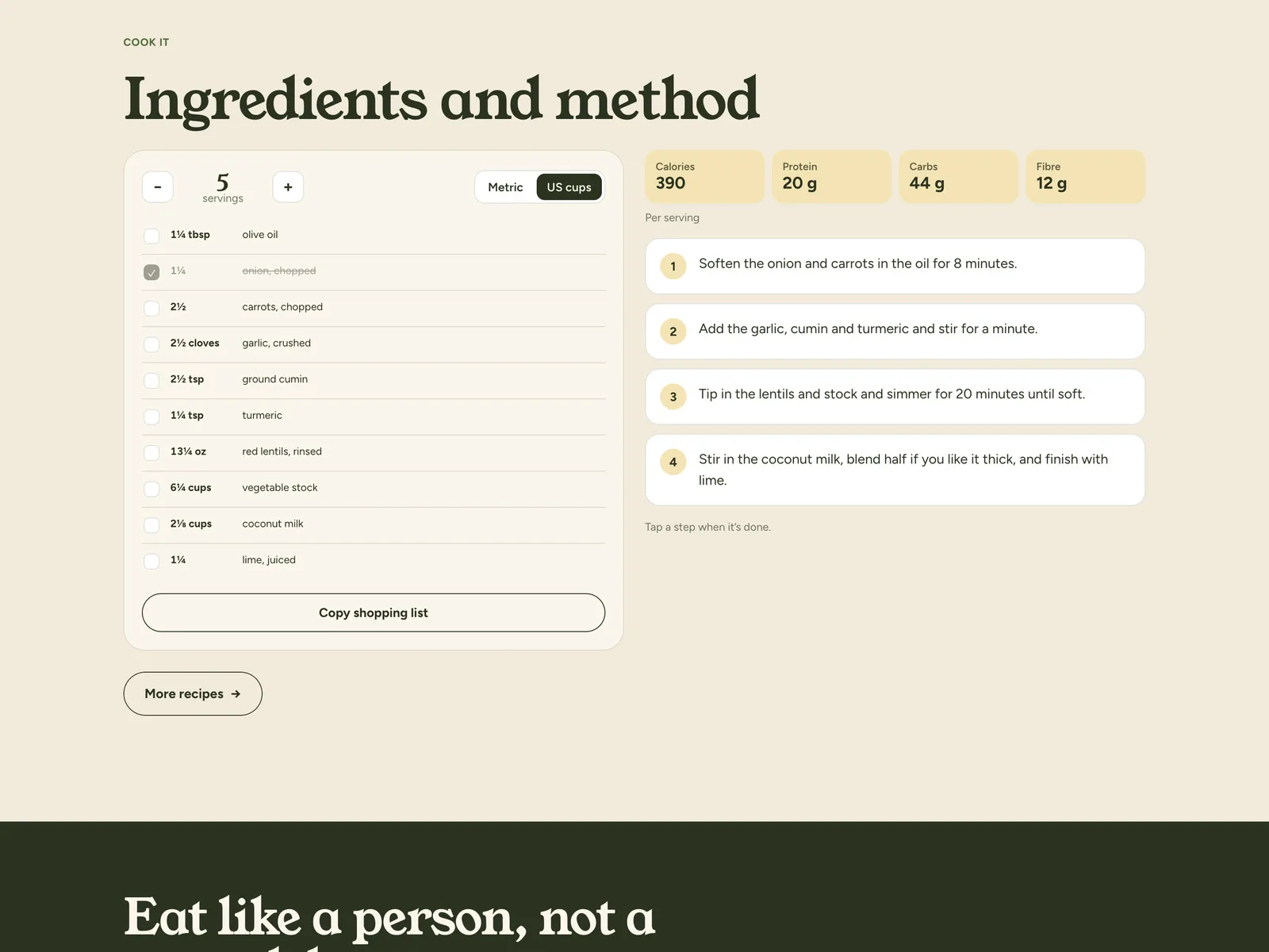 Forkful preview 3