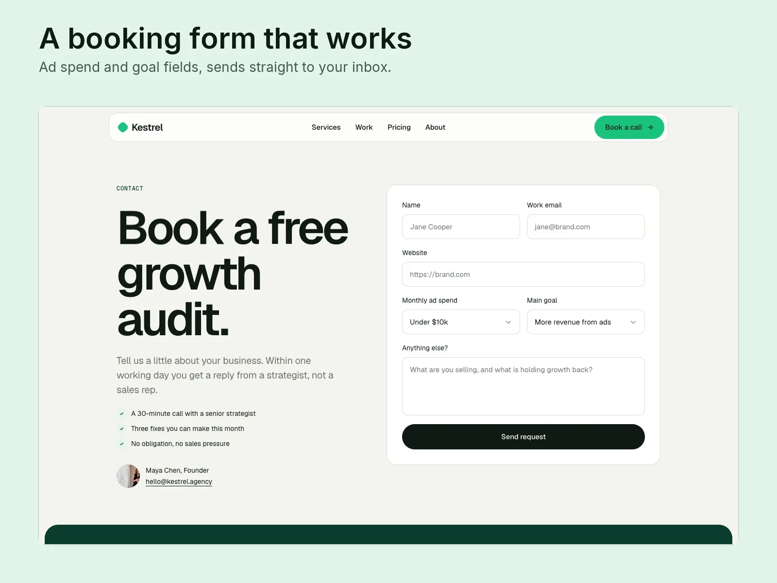 Kestrel Growth preview 7