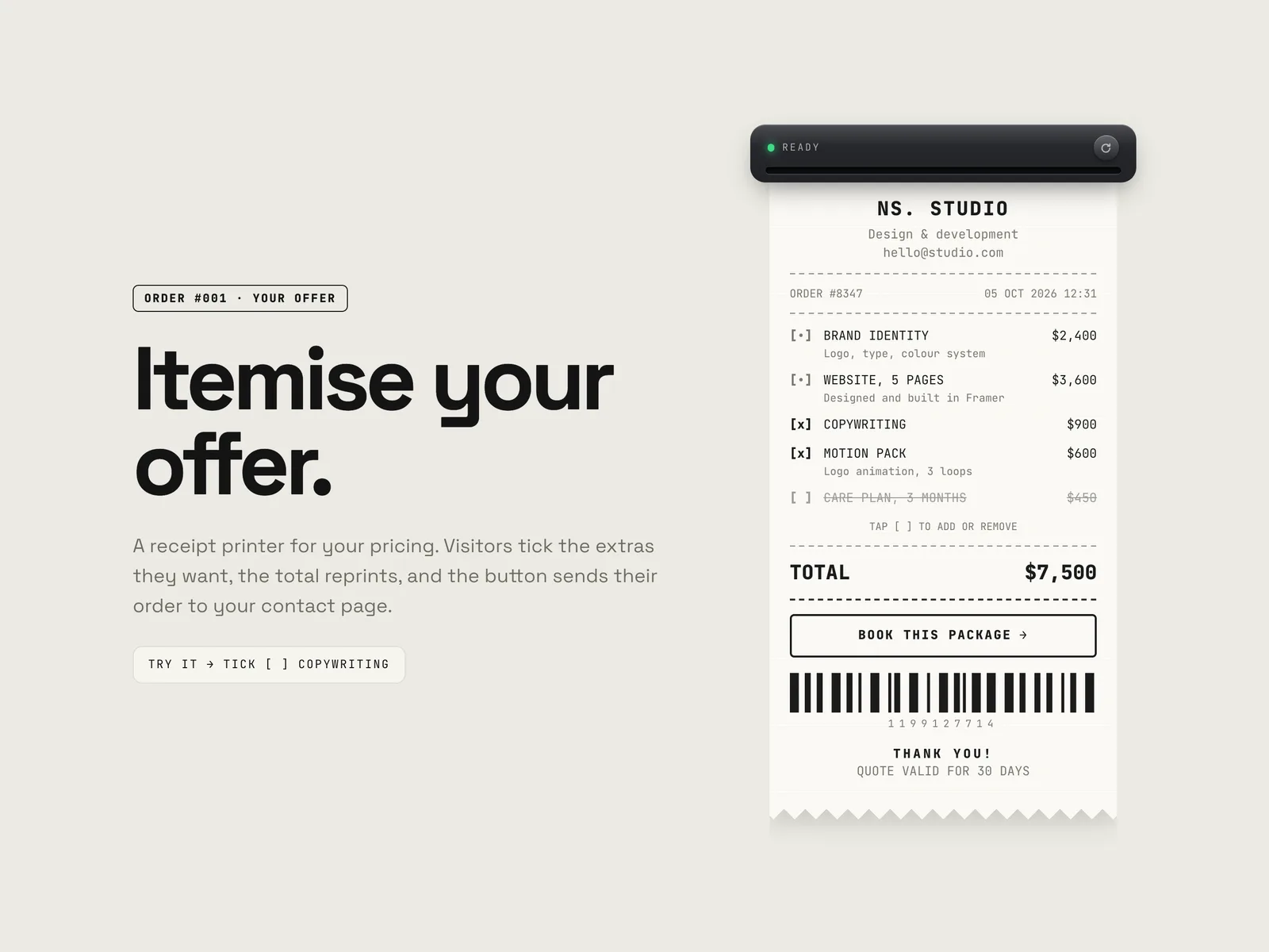Receipt preview 1